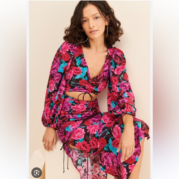 For Love and Lemons Scarlett midi dress - Picture 2 of 3